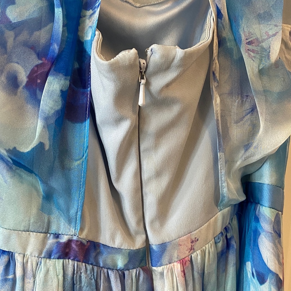 Ever New (Au) / Forever New (US) Gorgeous Floral Silk Watercolor Maxi Dress - Picture 11 of 13